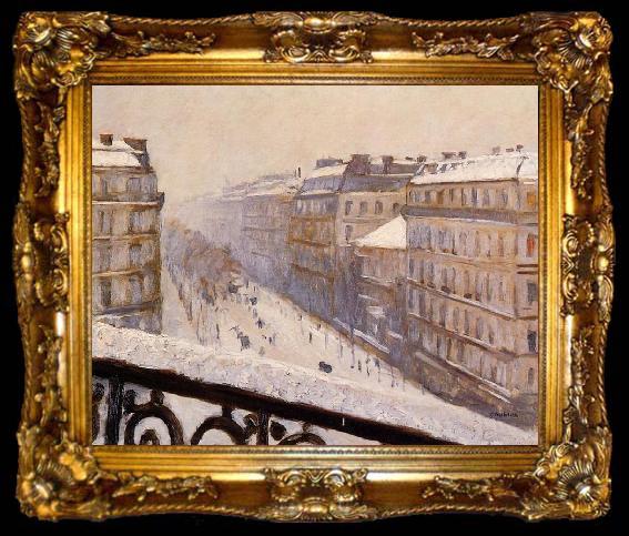 framed  Gustave Caillebotte Private Collection, ta009-2